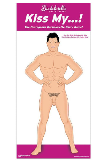 Pipedream - Bachelorette Party Favors - Kiss My... Pin the Tail Party Game - Stag Shop