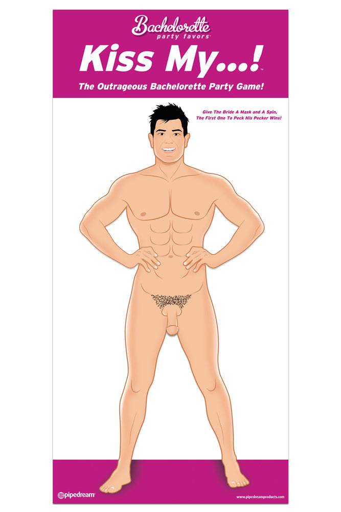 Pipedream - Bachelorette Party Favors - Kiss My... Pin the Tail Party Game - Stag Shop