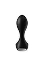 Satisfyer - Backdoor Lover - Silicone Vibrating Butt Plug - Black - Stag Shop