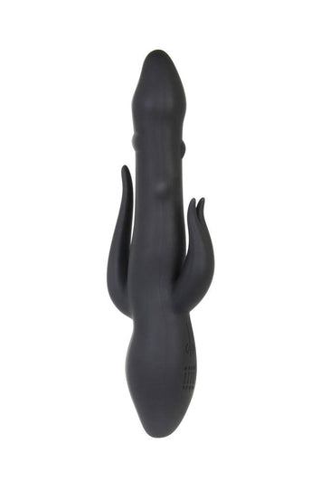 Adam & Eve - Eve's Bad Bad Bunny Triple Vibrator - Black - Stag Shop