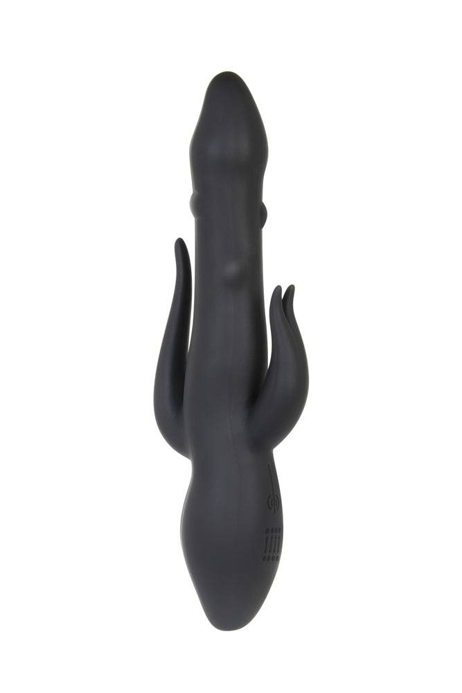 Adam & Eve - Eve's Bad Bad Bunny Triple Vibrator - Black - Stag Shop