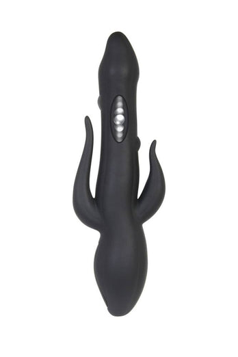 Adam & Eve - Eve's Bad Bad Bunny Triple Vibrator - Black - Stag Shop