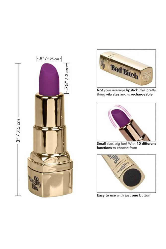 Cal Exotics - Naughty Bits - Bad Bitch Lipstick Vibe - Stag Shop