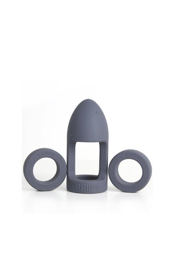 Nadgerz Inc - Balldo Ball Dildo Set - Grey - Stag Shop