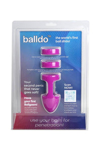 Thumbnail for Nadgerz Inc - Balldo Ball Dildo Set - Purple - Stag Shop