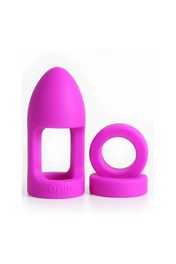 Nadgerz Inc - Balldo Ball Dildo Set - Purple - Stag Shop