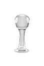 Evolved - Gender X - The Baller Glass Anal Plug - Clear - Stag Shop