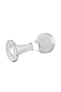 Evolved - Gender X - The Baller Glass Anal Plug - Clear - Stag Shop