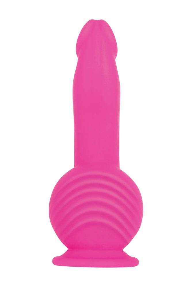 Evolved - Ballistic Vibrating Dildo With Remote - Pink - Stag Shop