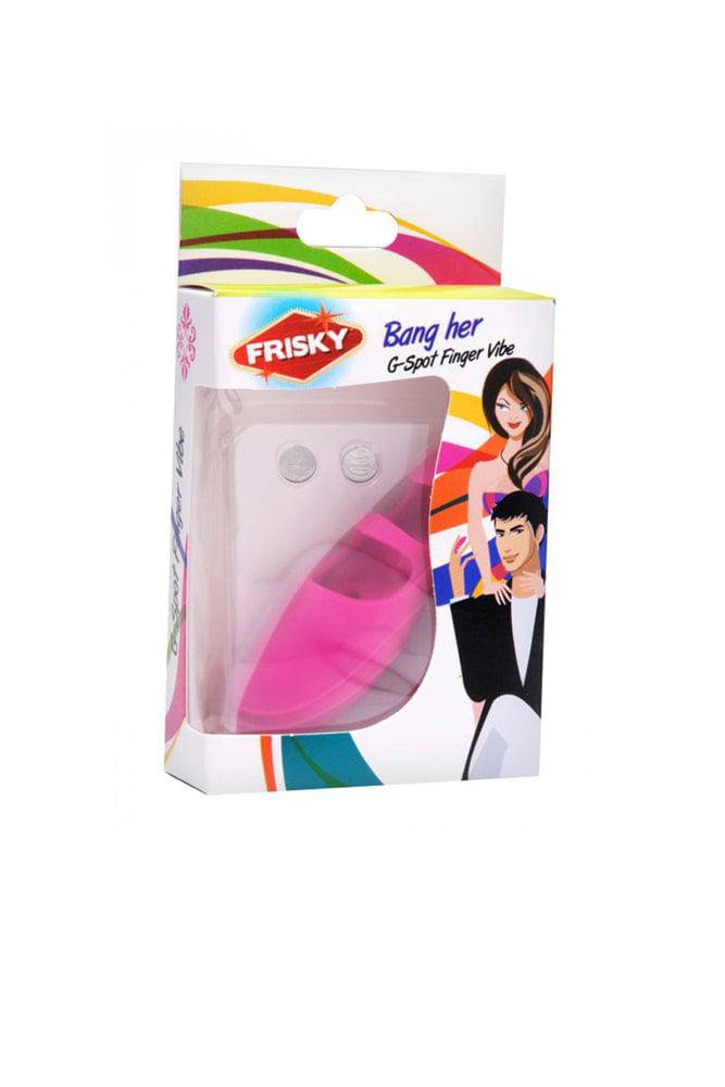 XR Brands - Frisky - Bang Her -  G-Spot Finger Vibe - Stag Shop