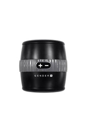Evolved - Gender X - Barrel of Fun Vibrating Stroker - Black - Stag Shop
