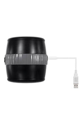 Evolved - Gender X - Barrel of Fun Vibrating Stroker - Black - Stag Shop