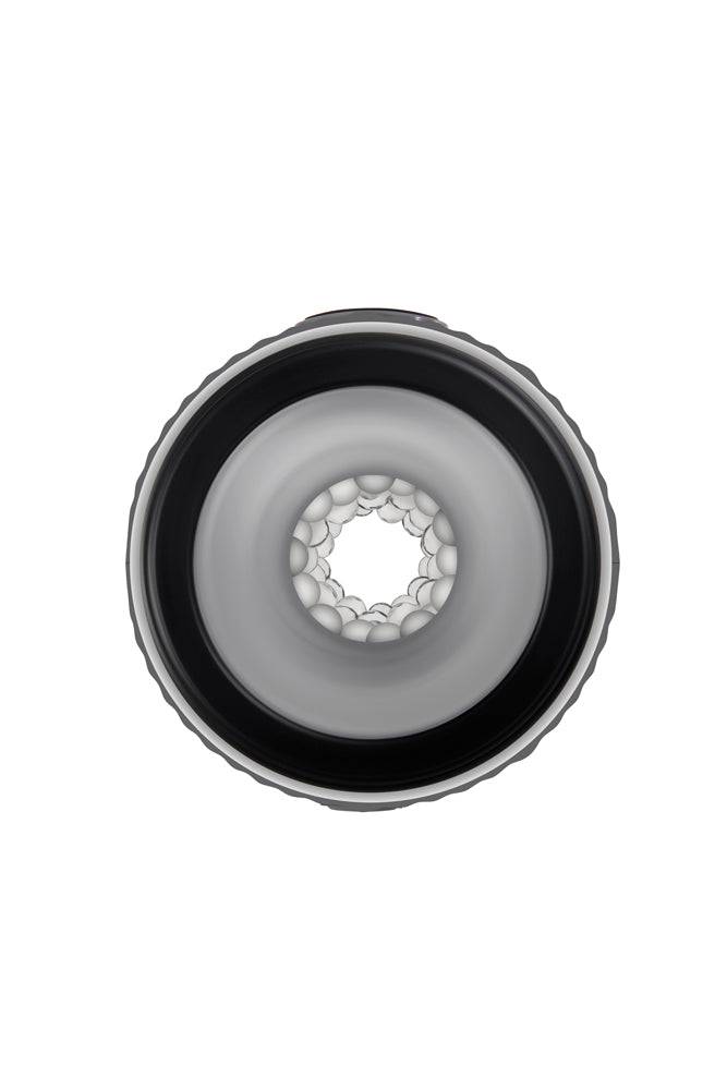 Evolved - Gender X - Barrel of Fun Vibrating Stroker - Black - Stag Shop