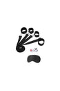 Ouch by Shots Toys - Black & White - Bed Bindings Restraint System - Black - Stag Shop