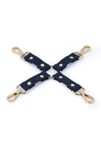 NS Novelties - Bondage Couture - Hog Tie Strap - Blue - Stag Shop