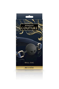 Thumbnail for NS Novelties - Bondage Couture - Ball Gag - Blue - Stag Shop