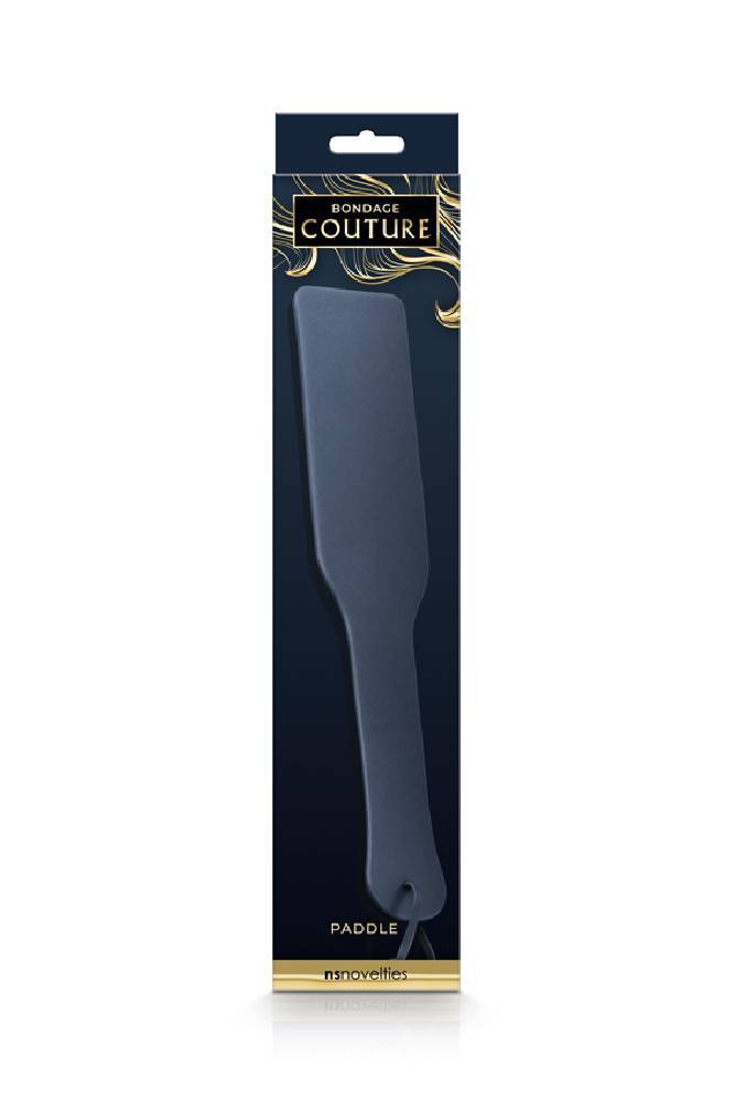 NS Novelties - Bondage Couture - Faux Leather Paddle - Blue - Stag Shop