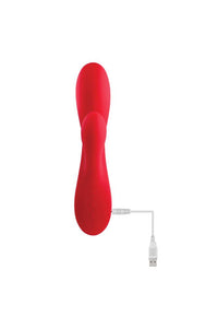 Thumbnail for Adam & Eve - Eve's Big & Curvy G Rabbit Vibrator - Red - Stag Shop