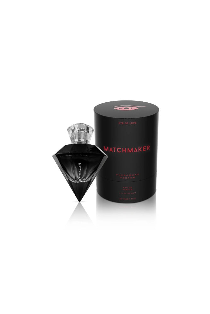 Eye of Love - Matchmaker Black Diamond LGBTQ+ Attract Him Pheromone Parfum - 1oz - Stag Shop