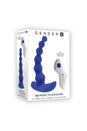 Evolved - Gender X - Beaded Pleasure Remote Controlled Anal Beads - Blue - Stag Shop