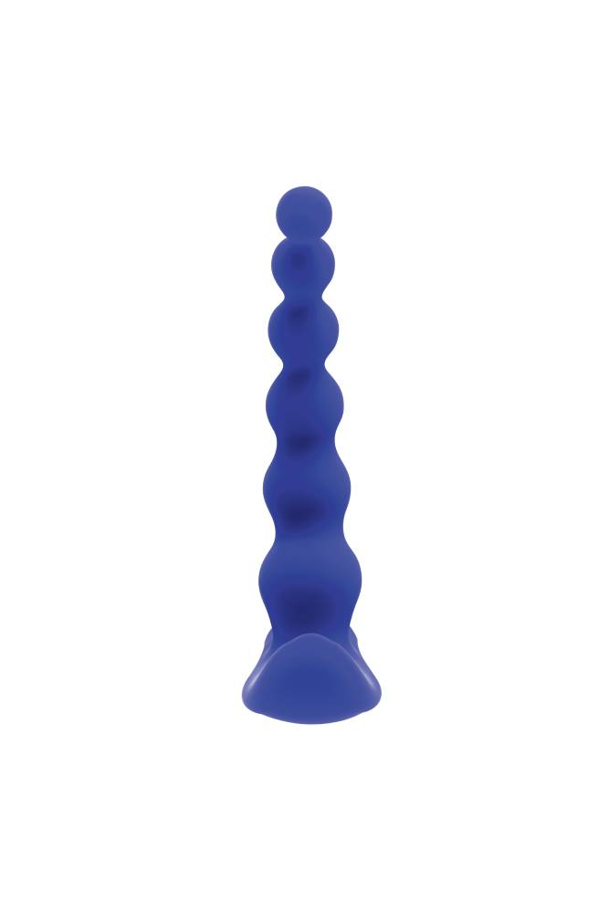 Evolved - Gender X - Beaded Pleasure Remote Controlled Anal Beads - Blue - Stag Shop