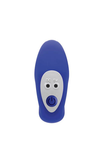 Evolved - Gender X - Beaded Pleasure Remote Controlled Anal Beads - Blue - Stag Shop
