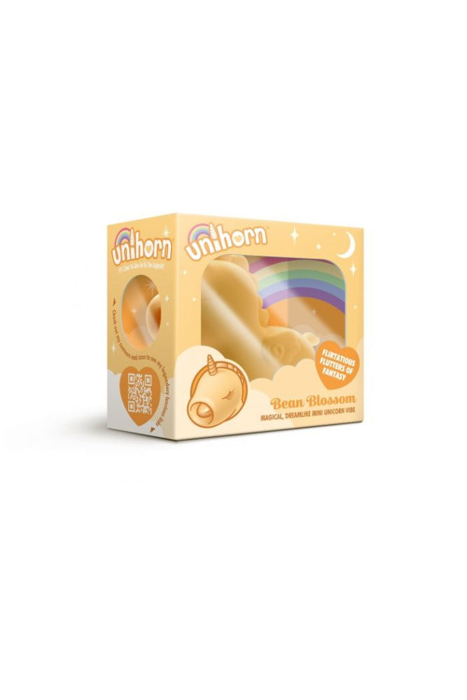 Creative Conceptions - Unihorn Bean Blossom Fluttering Vibrator - Yellow - Stag Shop