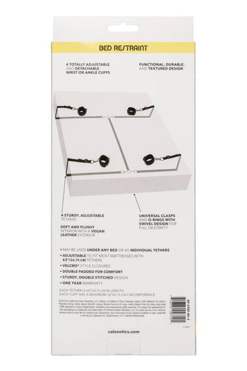 Cal Exotics - Boundless - Bed Restraints - Black - Stag Shop