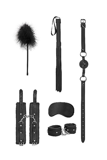 Ouch by Shots Toys - Beginner Bondage Kit - Black - Stag Shop