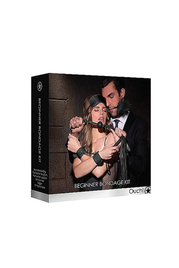Ouch by Shots Toys - Beginner Bondage Kit - Black - Stag Shop