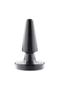 Evolved - Beginner Metal Vibrating Plug with Suction Cup Base - Black - Stag Shop