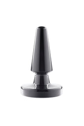 Evolved - Beginner Metal Vibrating Plug with Suction Cup Base - Black - Stag Shop