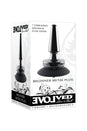 Evolved - Beginner Metal Vibrating Plug with Suction Cup Base - Black - Stag Shop