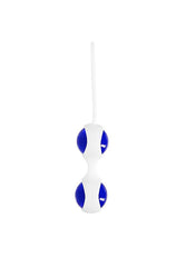 Shots Toys - Chrystalino - Glass Ben Wa Balls - Blue - Assorted Sizes - Stag Shop