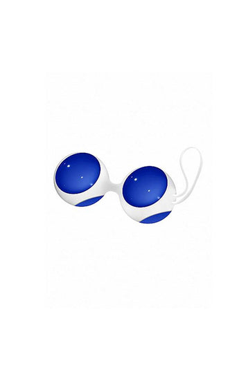 Shots Toys - Chrystalino - Glass Ben Wa Balls - Blue - Assorted Sizes - Stag Shop