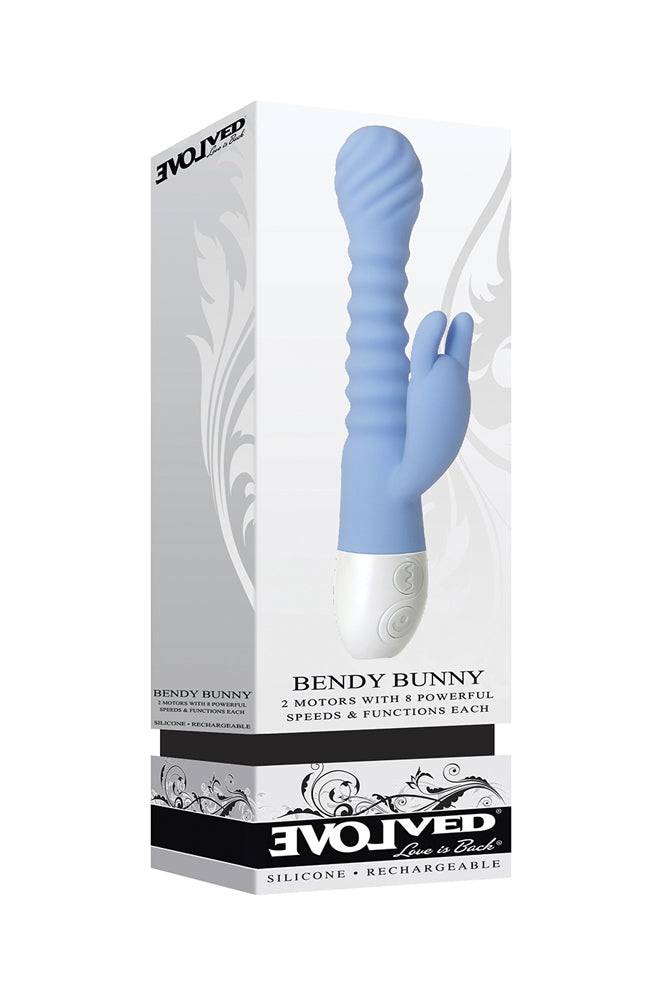 Evolved - Bendy Bunny Vibrator - Periwinkle - Stag Shop