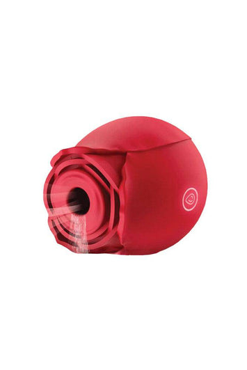 Voodoo Toys - Beso Flower Power Air Pulse Rose Vibe - Red - Stag Shop