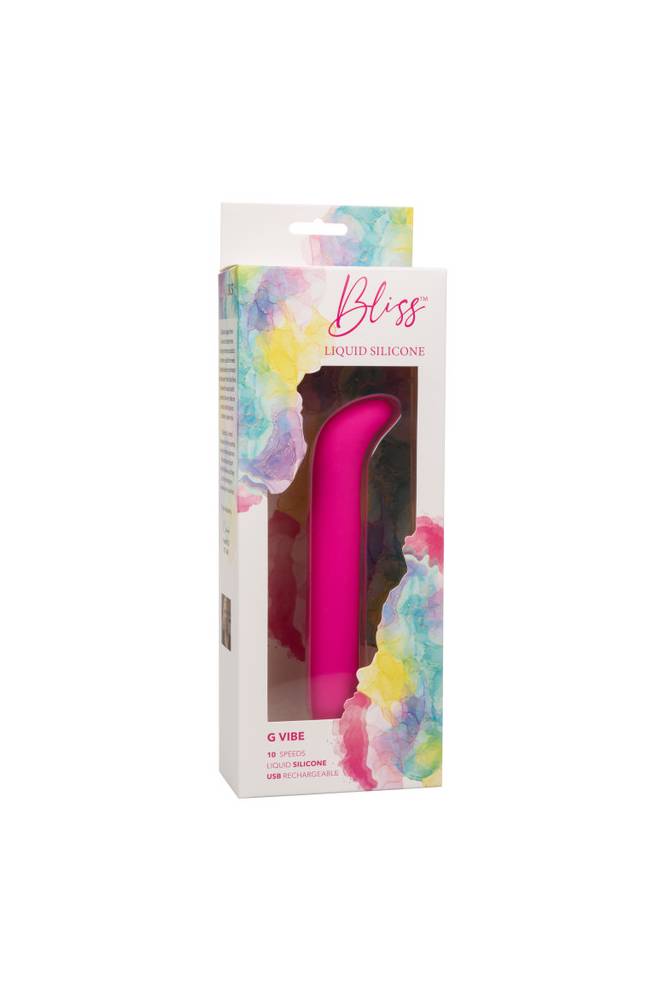 Cal Exotics - Bliss - Liquid Silicone G-Spot Vibrator - Pink - Stag Shop