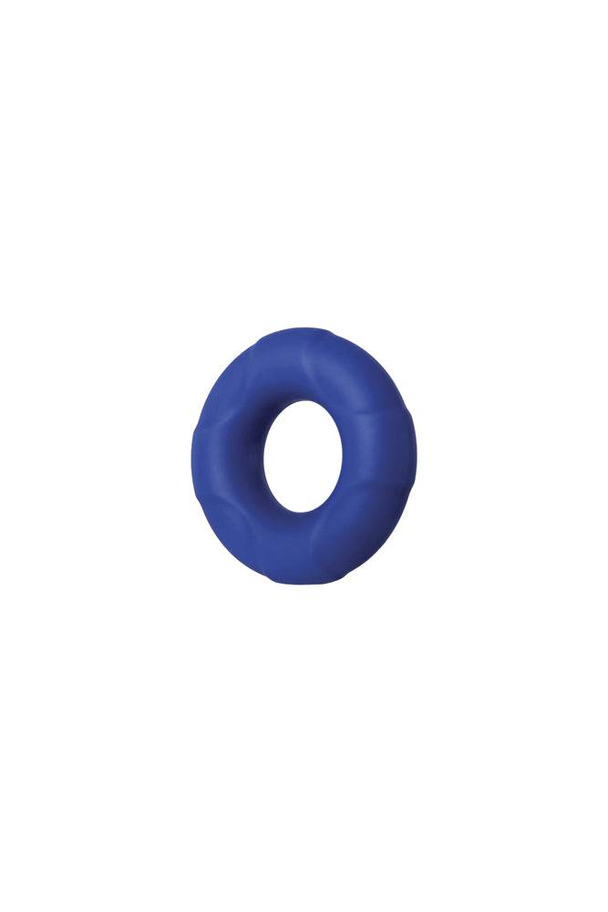 Adam & Eve - Big Man Silicone Cock Ring - Blue - Stag Shop