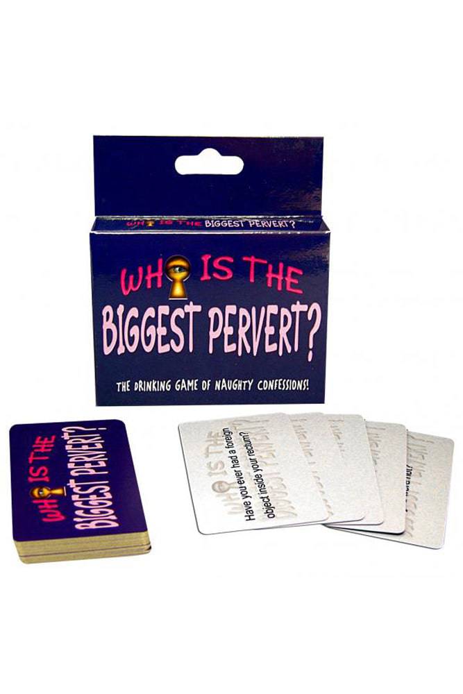 Kheper Games - Who's The Biggest Pervert? Card Game of Naughty Confessions - Stag Shop