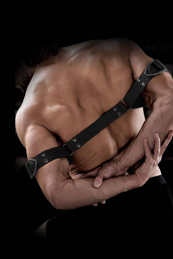 Pipedream - Command by Sir Richard's - Bicep Binder Cuffs - Black - Stag Shop