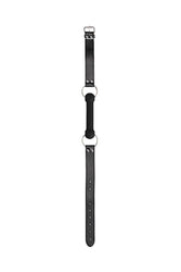 Ouch by Shots Toys - Black & White - Silicone Bit Gag - Black - Stag Shop