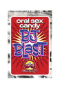 Pipedream - BJ Blast - Exploding Oral Sex Candy - Cherry - Stag Shop