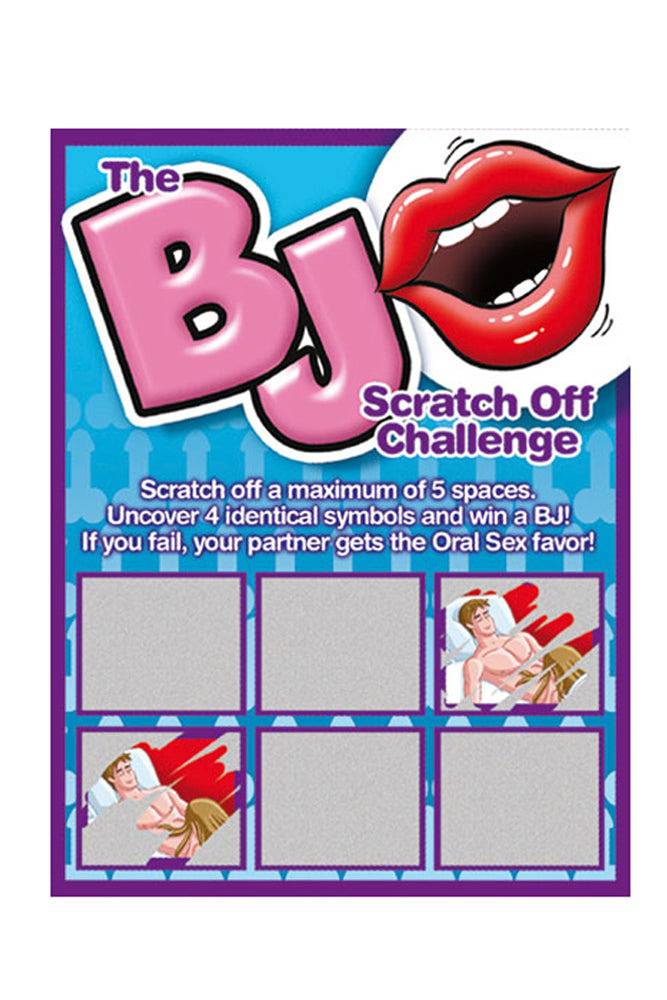 Ozze Creations - The BJ Scratch Off Challenge Scratch Ticket - Stag Shop