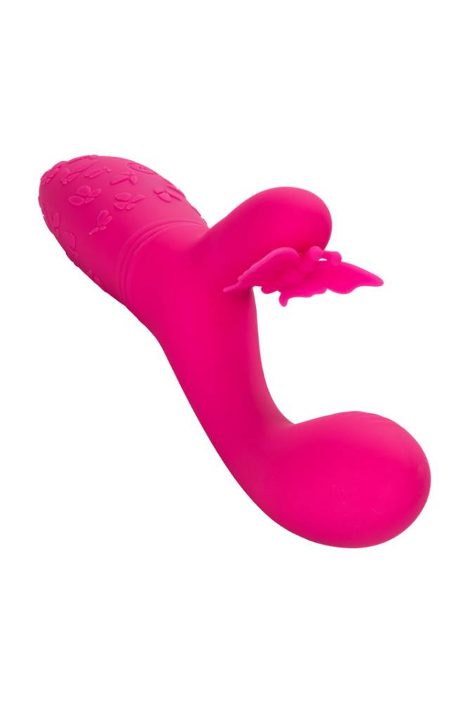 Cal Exotics - Rechargeable Butterfly Kiss Flutter Vibrator - Pink - Stag Shop