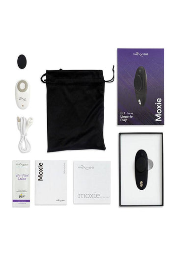 We-Vibe - Moxie Wearable Bluetooth Clitoral Vibrator - Black - Stag Shop
