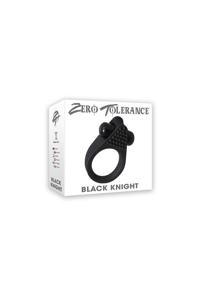 Zero Tolerance - Black Knight Cock Ring - Black - Stag Shop