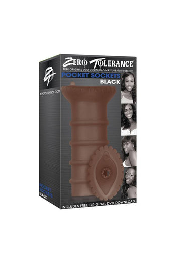 Zero Tolerance - Pocket Sockets Masturbator - Black - Stag Shop