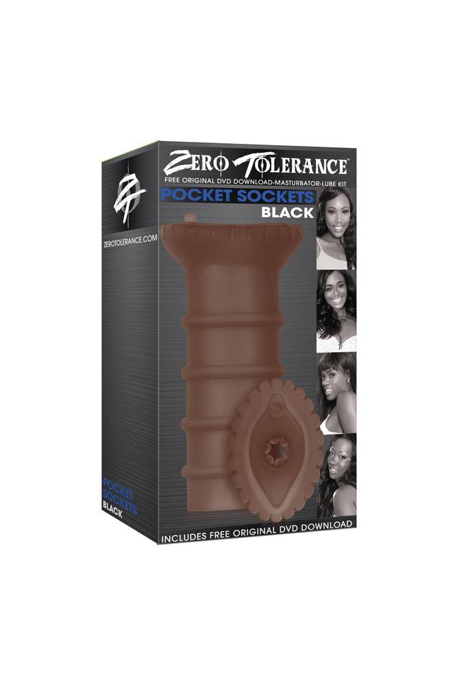 Zero Tolerance - Pocket Sockets Masturbator - Black - Stag Shop