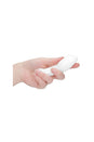 Shots Toys - Chrystalino - Blaze Glass Butt Plug - White - Stag Shop